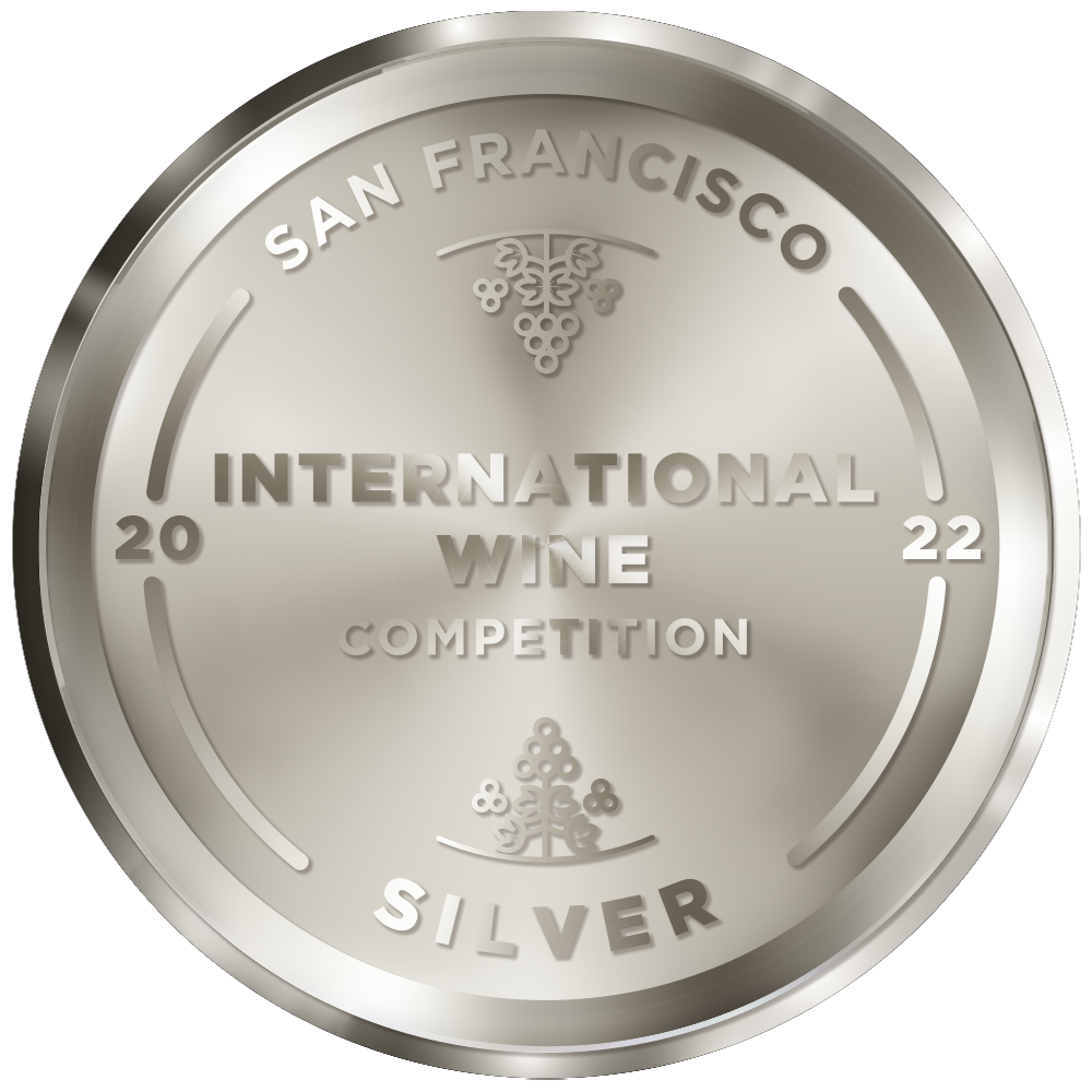 SILVER AWARD 2022 San Francisco Wine Competition, USA