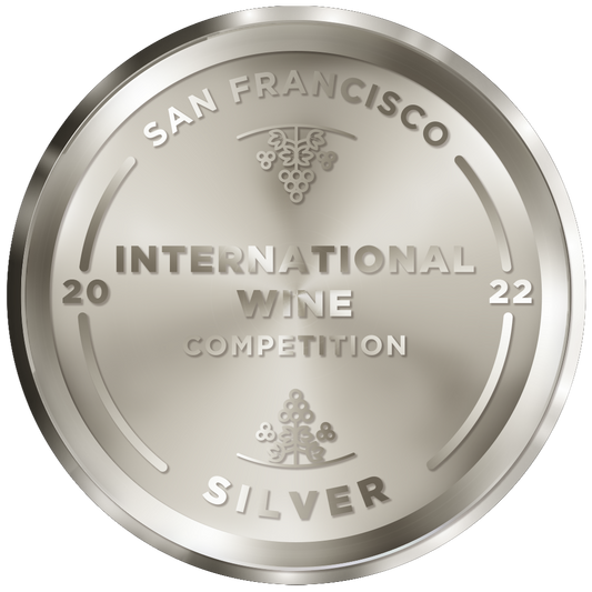SILVER AWARD 2022 San Francisco Wine Competition, USA